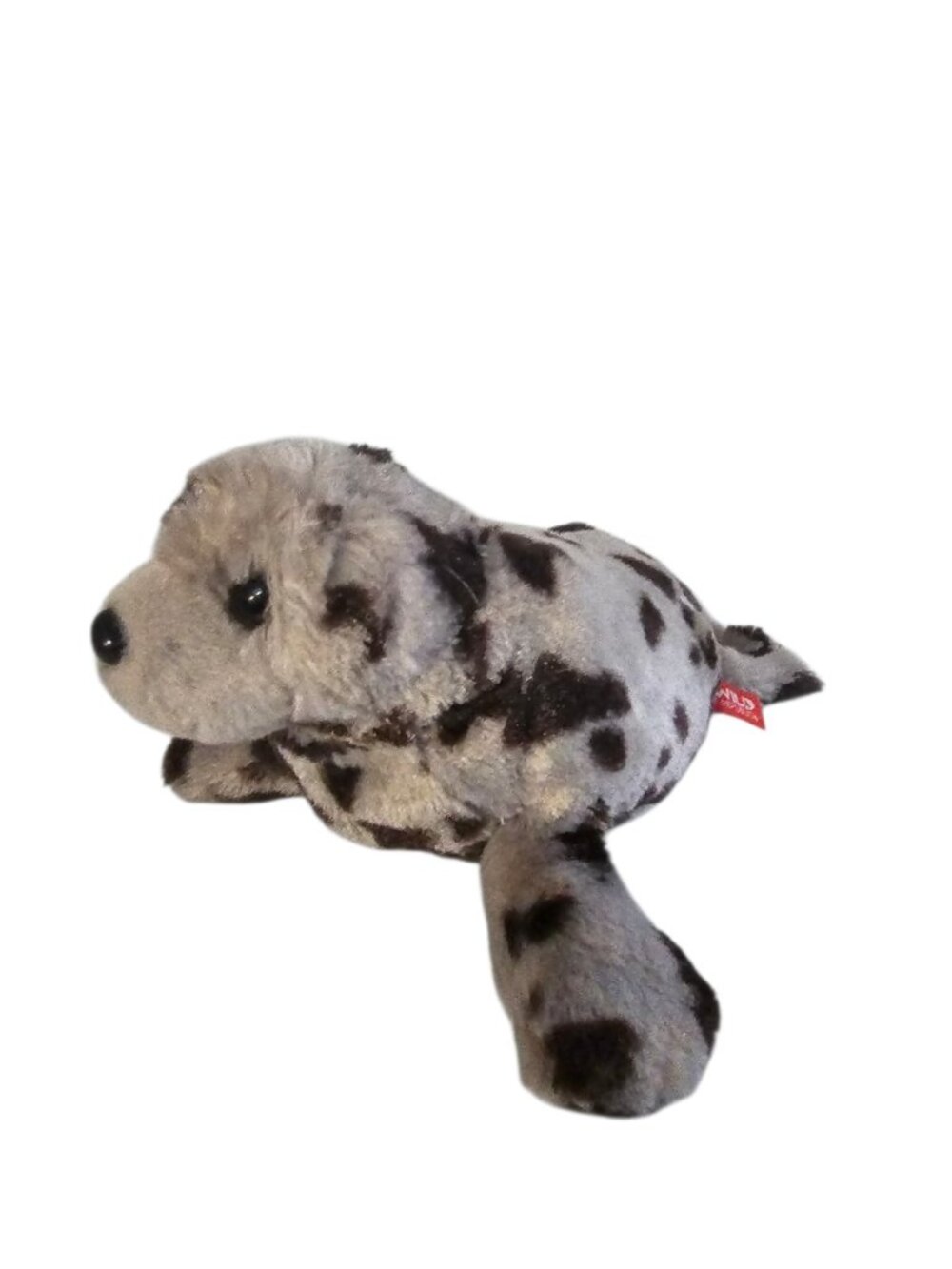 Wild Republic  Harbor Seal Pup Spotted Black & Grey  Plush Toy